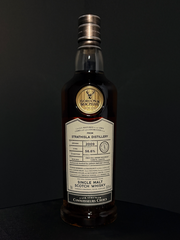ストラスアイラ 2009 15年  ゴードン＆マクファイル コニサーズチョイス カスクストレングス FOR JIS  700ml  56.6%