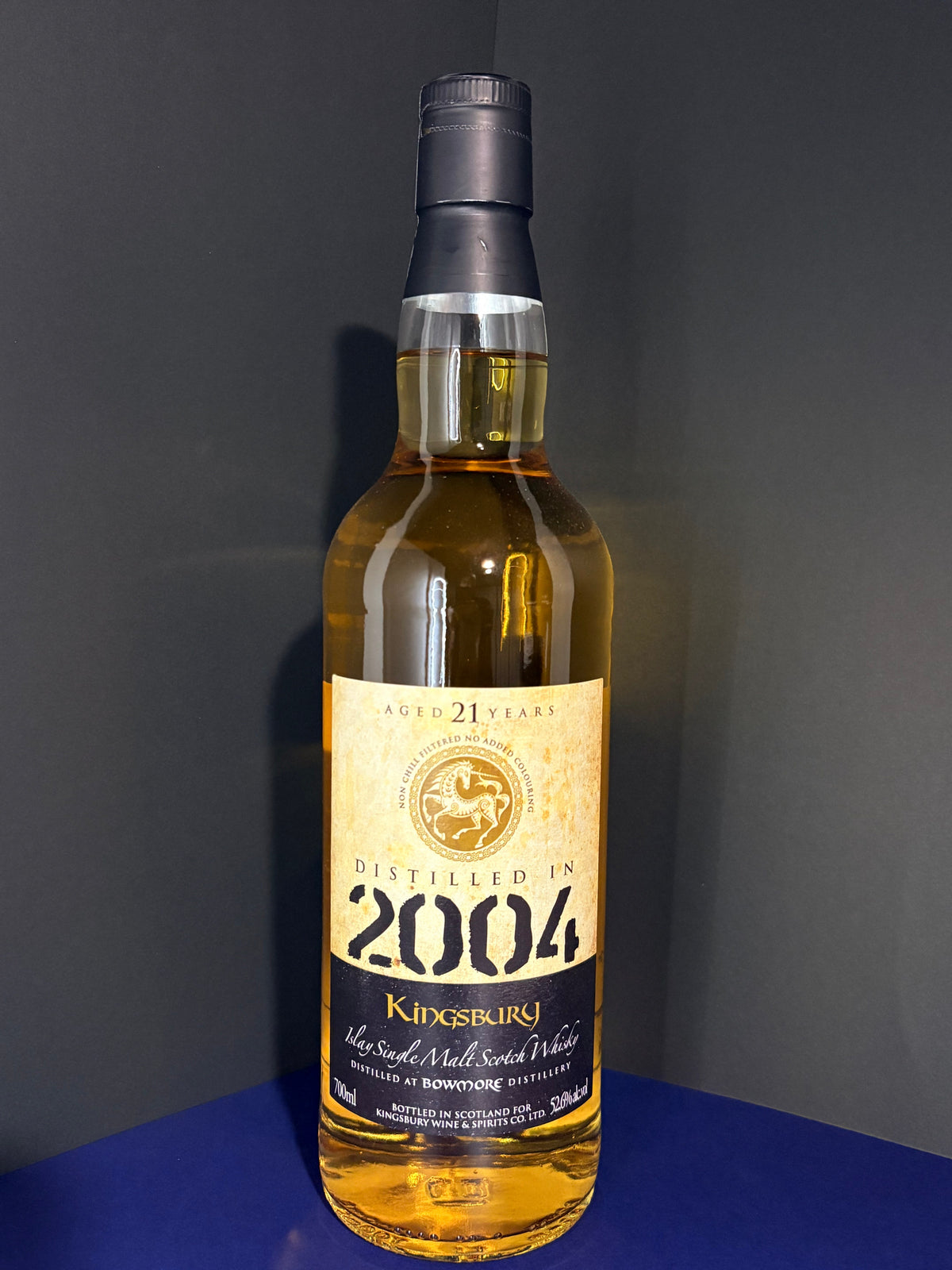 ボウモア 2004 21年 キングスバリーゴールド  700ml  52.6％