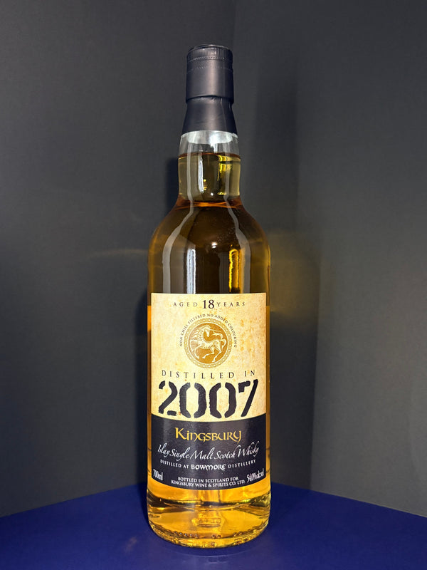ボウモア 2007 18年 キングスバリーゴールド  700ml  54％